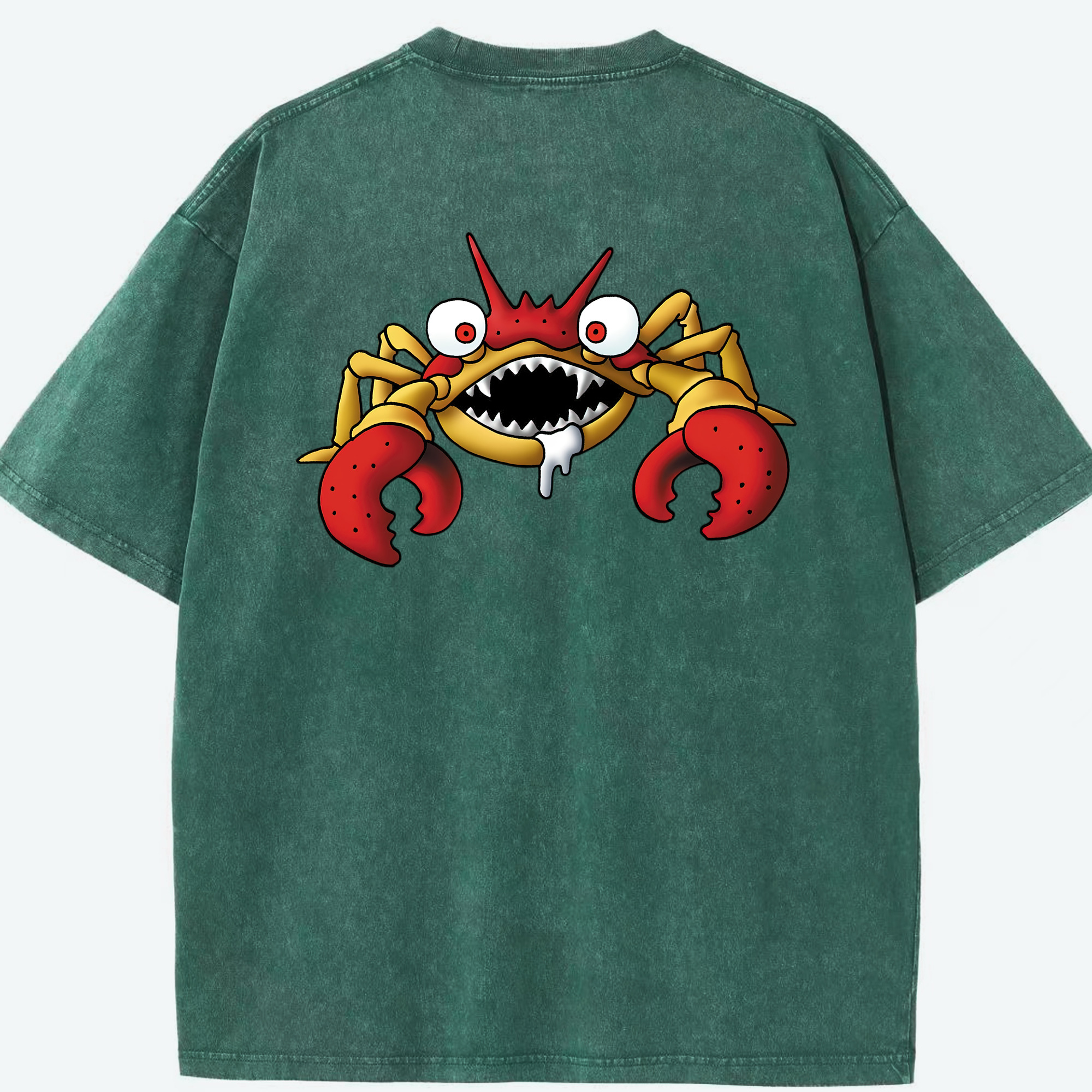 （画像用） ドラゴンクエスト Doragon Kuesuto Dragon Quest 綿100% ヴィンテージ風 半袖Tシャツ（背面プリント）